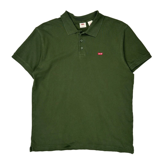 Levis Polo Shirt - Large Green Cotton