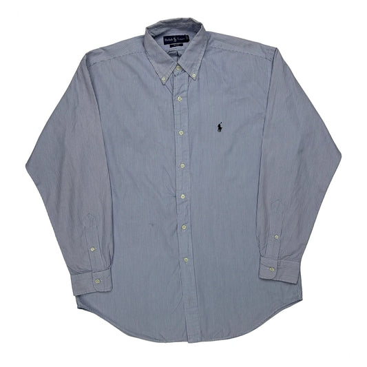 Blake Ralph Lauren Striped Shirt - Medium Blue Cotton