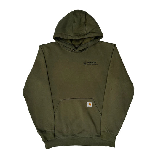 Carhartt Hoodie - Medium Khaki Cotton Blend
