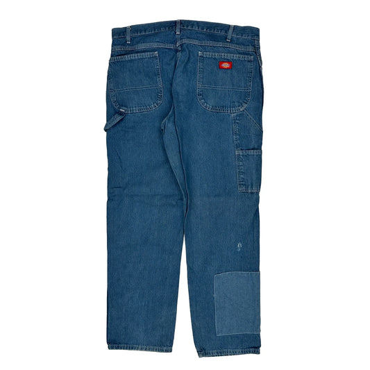Dickies Carpenter Jeans - 34W 32L Blue Cotton