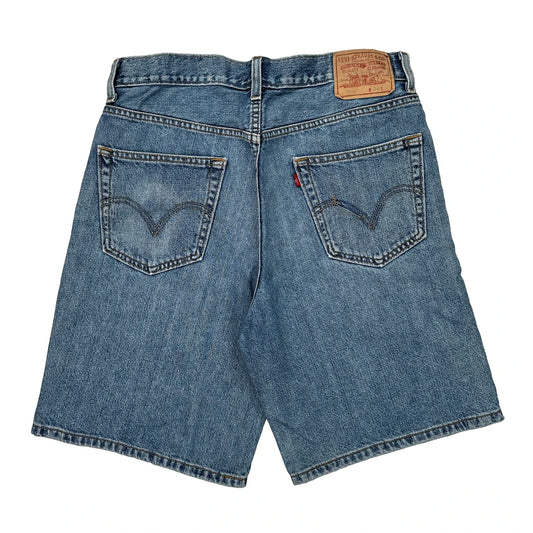 Levis Denim Shorts - 32W 10L Blue Cotton