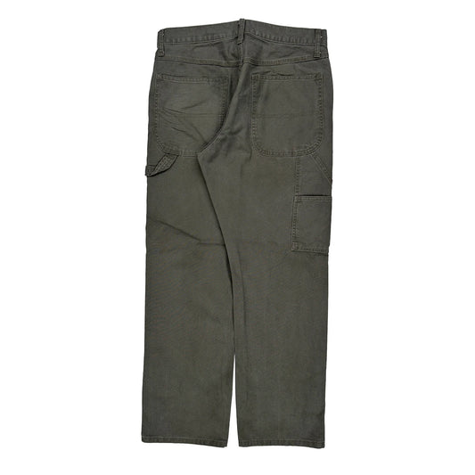 Unbranded Carpenter Trousers - 33W 32L Grey Cotton