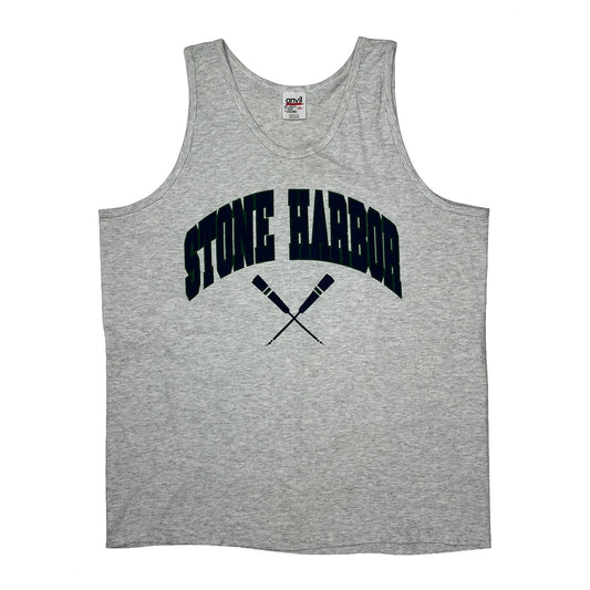 Stone Harbor Anvil Single Stitch Vest - XL Grey Cotton