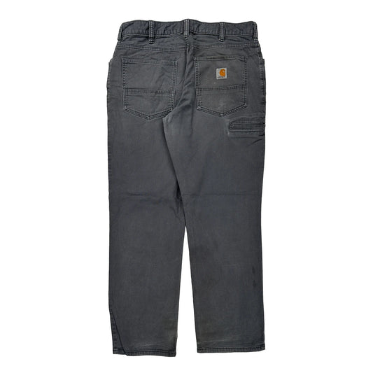 Carhartt Carpenter Trousers - 34W 32L Grey Cotton