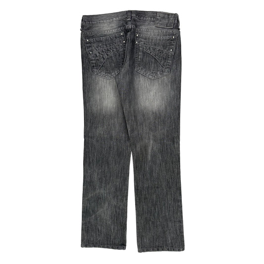 Helix Slim Jeans - 36W 34L Grey Cotton Blend