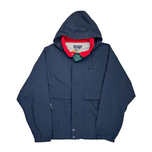 Nautica Anorak - XL Navy Nylon