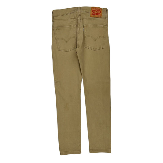 White Tab 510 Levis Jeans - 30W 29L Beige Cotton