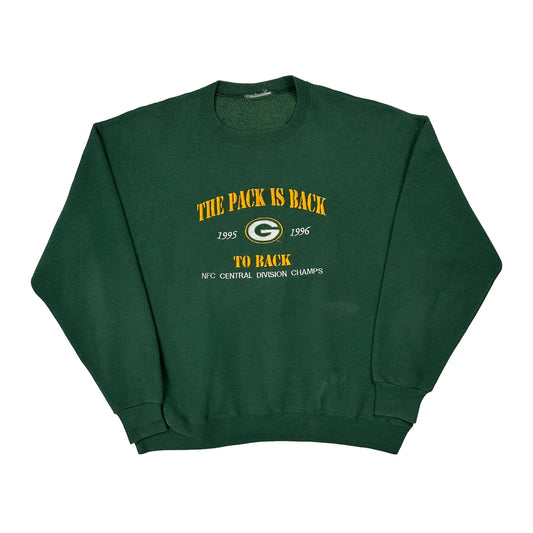 Nfc Central Division Champs Unbranded Nfl Sweatshirt - XL Green Cotton