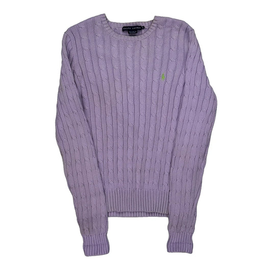Ralph Lauren Jumper - XL Purple Cotton