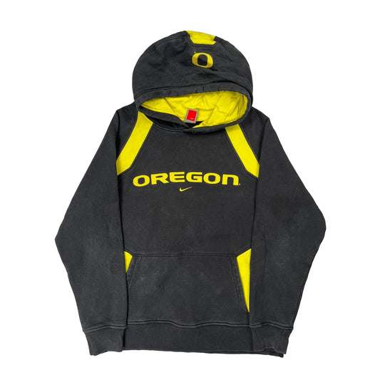 Oregon Nike College Hoodie - Medium Black Cotton