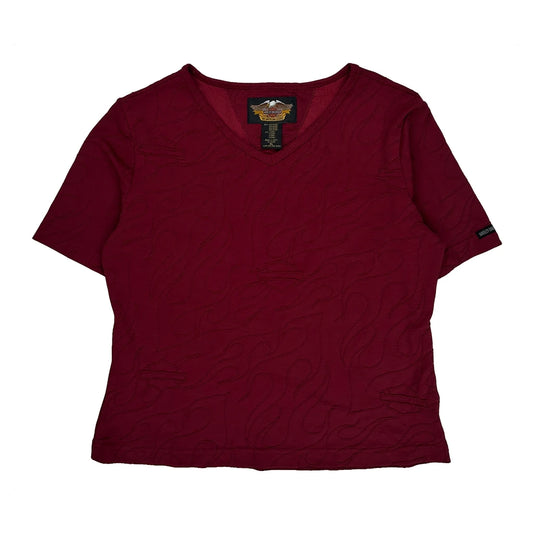Harley Davidson Top - XL Red Polyamide