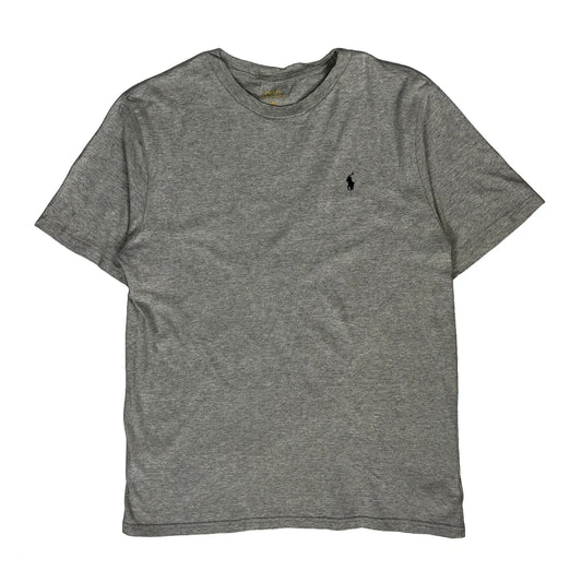 Polo By Ralph Lauren T-Shirt - XL Grey Cotton