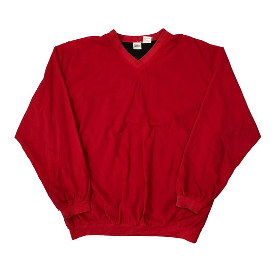 Asics Windbreaker - XL Red Nylon