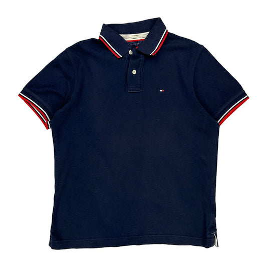 Tommy Hilfiger Slim Fit Polo Shirt - Medium Navy Cotton