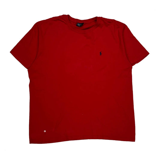 Vintage Polo By Ralph Lauren T-Shirt - XL Red Cotton