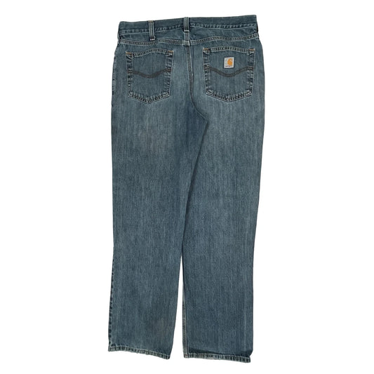 Carhartt Jeans - 36W 34L Blue Cotton Blend