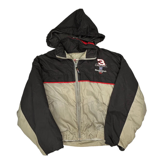 Goodwrench Racing Competitors View Nascar Windbreaker - Large Beige Polyester