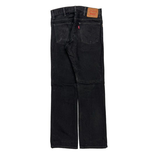 517 San Francisco Giants Levis Boot Cut Jeans - 31W 32L Black Cotton