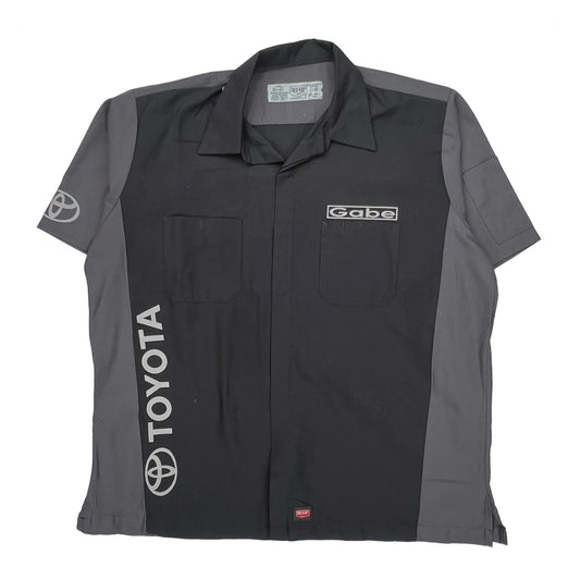 Toyota Red Kap Shirt - XL Black Polyester Blend