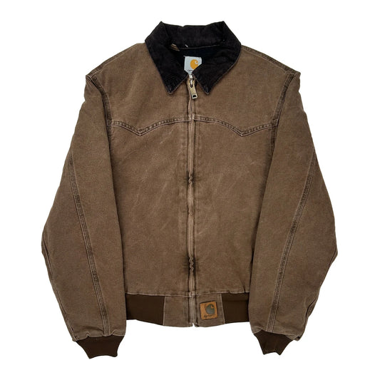 Cht Carhartt Santa Fe Jacket - Medium Brown Cotton