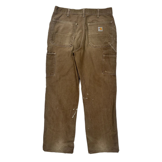 Carhartt Carpenter Trousers - 31W 32L Brown Cotton