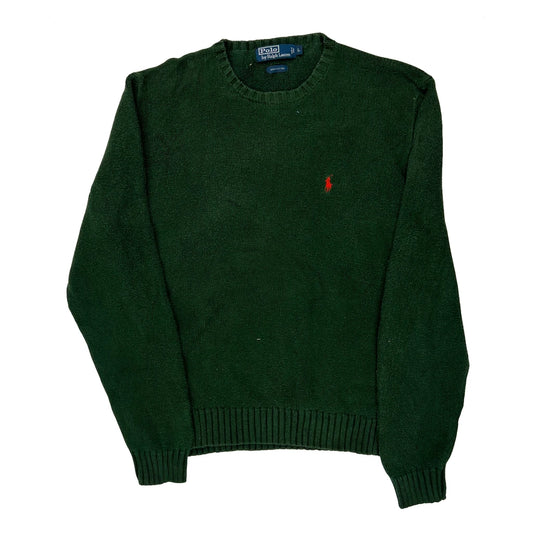 Polo By Ralph Lauren Jumper - Large Green Cotton