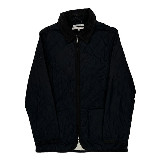 Vintage Tommy Hilfiger Jacket - Medium Black Polyester