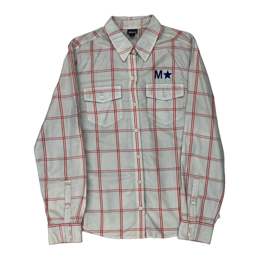 Patagonia Checked Shirt - Small White Cotton