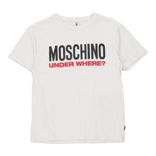  Vintage white Under Where Moschino T-Shirt - mens medium