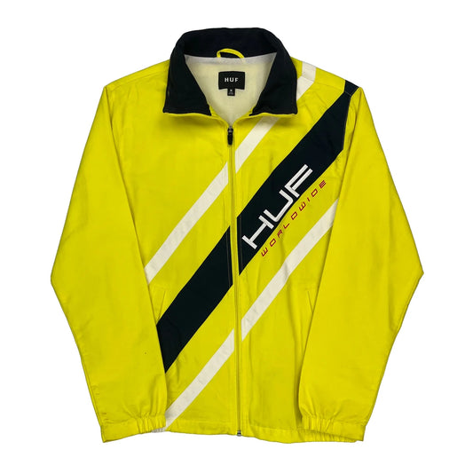 Huf Striped Windbreaker - Medium Yellow Polyester