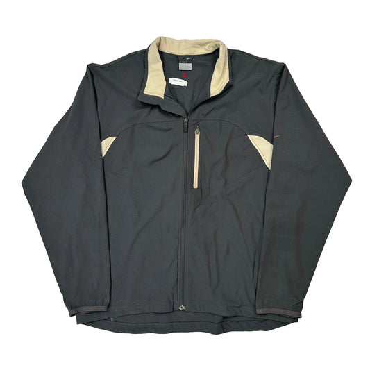 Nike Jacket - Large Black Polyester