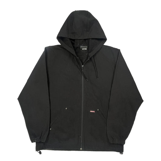 Dickies Workwear Jacket - Large Black Cotton Blend