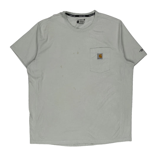 Carhartt T-Shirt - XL White Cotton