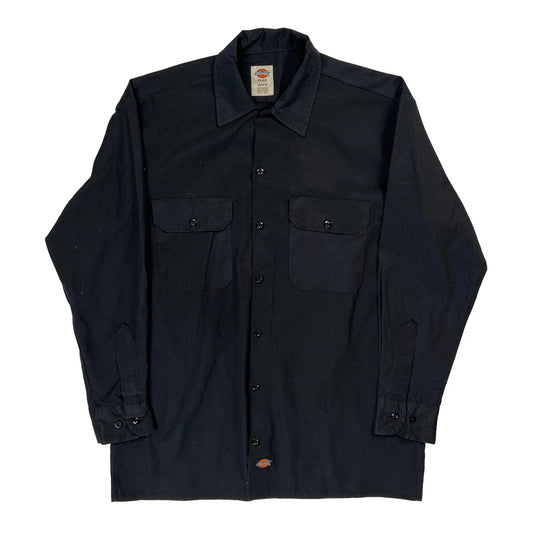 Dickies Shirt - Medium Black Cotton