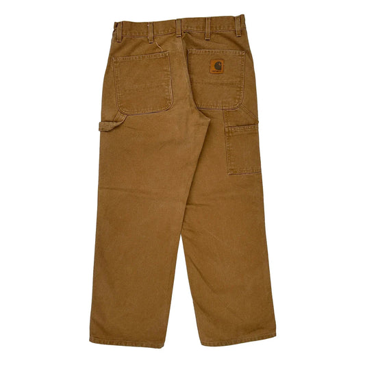 Carhartt Carpenter Trousers - 32W 29L Brown Cotton