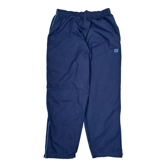 Wilson Track Pants - Medium Blue Polyester
