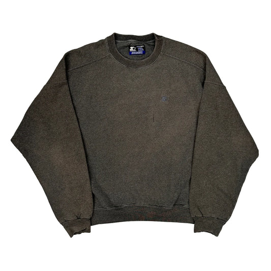 Starter Sweatshirt - XL Gray Cotton Blend