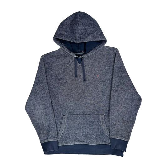 Tommy Hilfiger Hoodie - XL Blue Cotton Blend