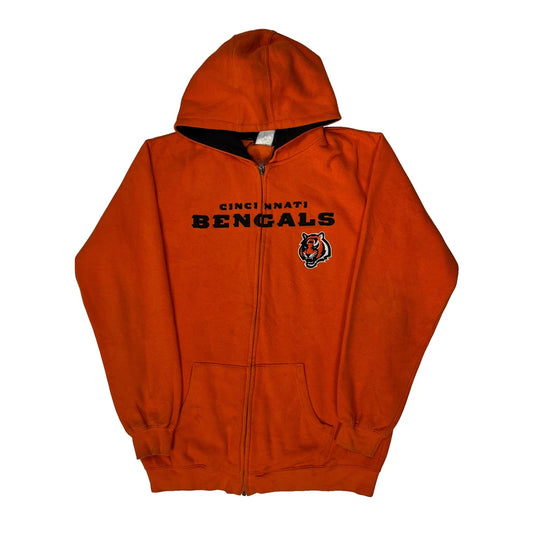 Kids N.F.L. Team Apparel Cincinnati Bengals Hoodie - XL Orange Cotton Blend