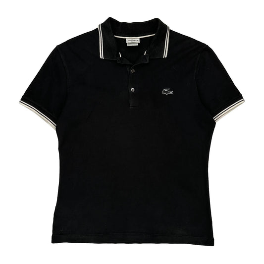 Lacoste Slim Fit Polo Shirt - Medium Black Cotton