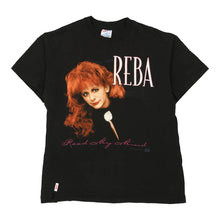  Vintage black Reba Hanes T-Shirt - mens large