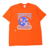 Vintage orange Denver Broncos Logo 7 T-Shirt - mens x-large