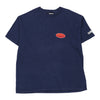 Vintage navy Arch Deluxe Hanes T-Shirt - mens xx-large
