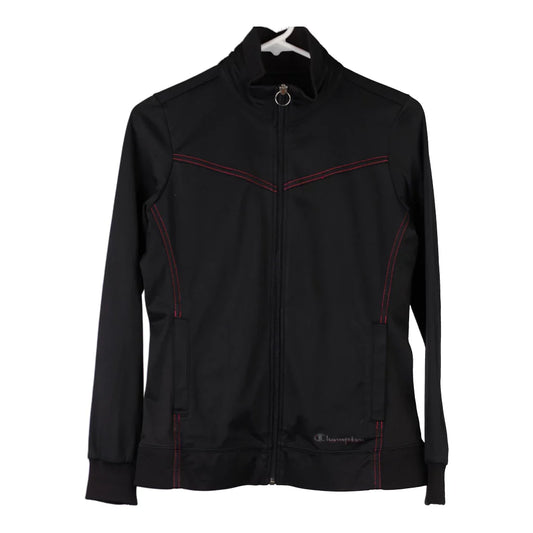 Vintage black Champion Track Jacket - womens small