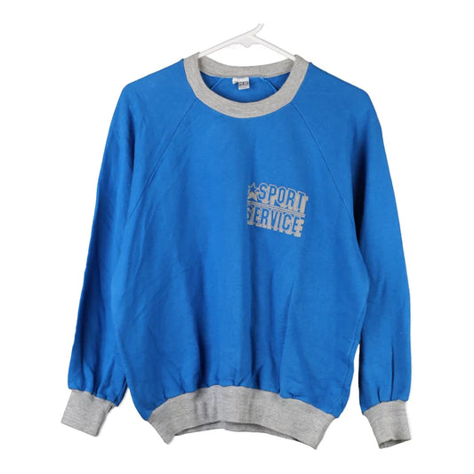 Vintage blue Sport Service  Unbranded Sweatshirt - mens large