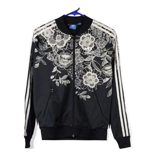 Vintage black Adidas Track Jacket - womens small