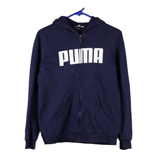 Vintage navy Age 13-14 Puma Hoodie - boys x-large