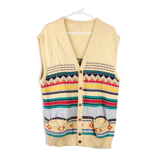 Vintage cream Unbranded Sweater Vest - womens xx-large