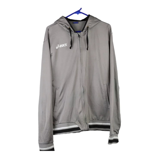 Vintage grey Asics Hoodie - mens x-large