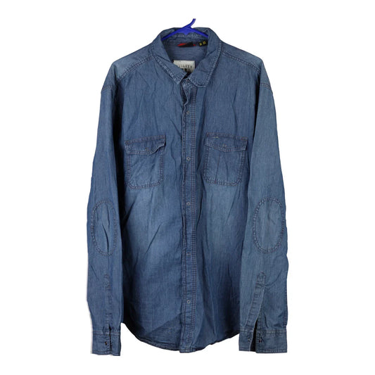 Vintage blue Diadora Denim Shirt - mens xxx-large